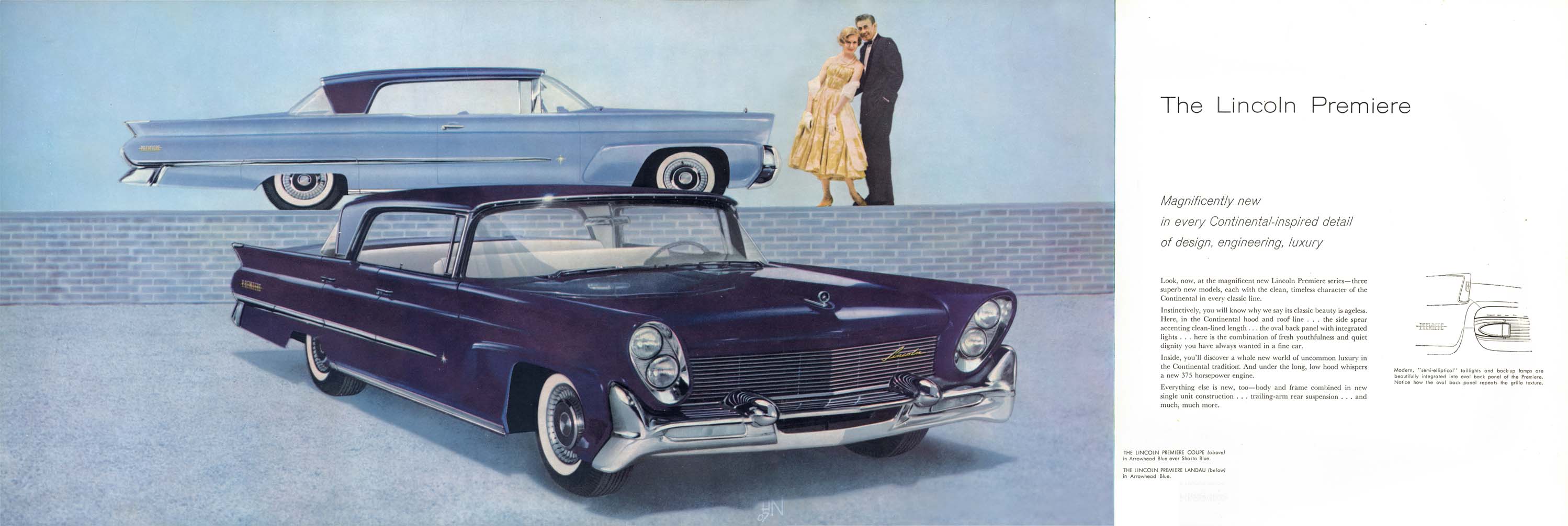 1958 Lincoln Brochure Page 1